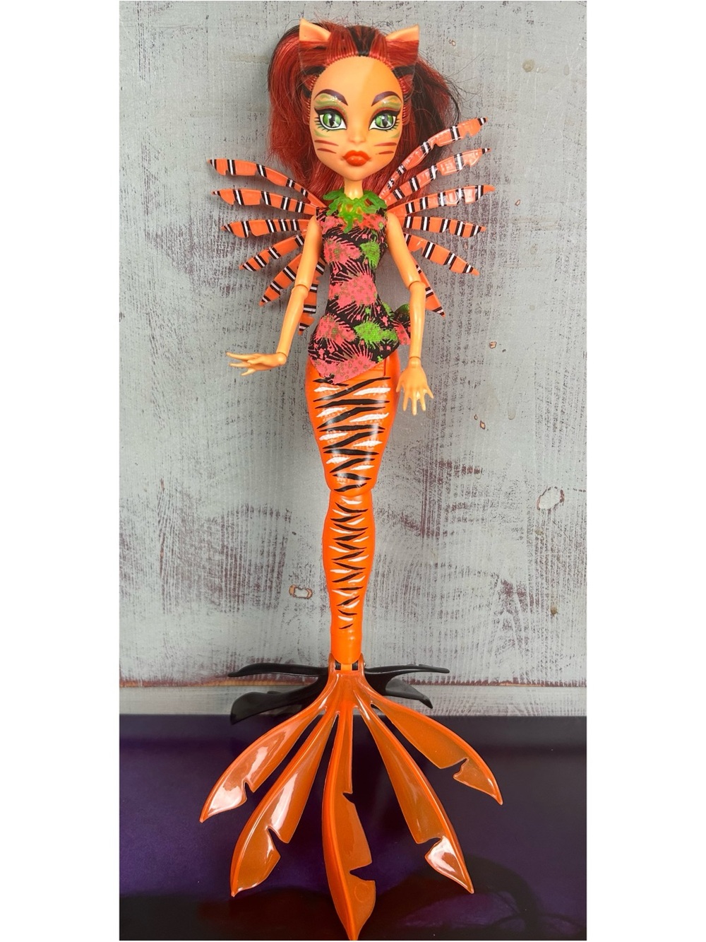 Monster High Toralei Stripe Great Scarrier Reef Mermaid Doll